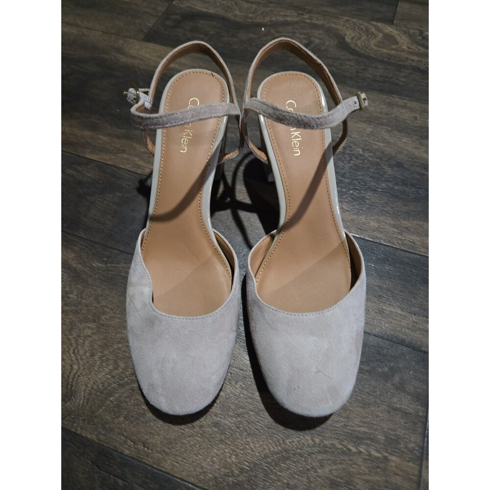 Calvin Klein "Ciley" Ankle Strap Dress Pumps 7.5